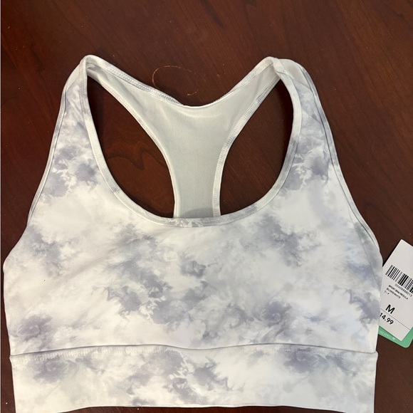 Forever 21 Other - Forever 21 Gray and White Sports Bra Racerback